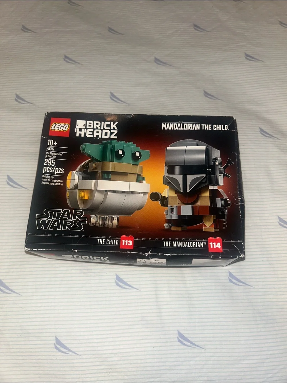 Lego BrickHeadz The Mandalorian & The Child - Green, Gray, Black